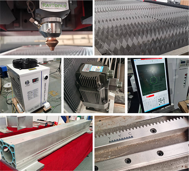 1.5kw 3kw 6025 Ipg Sheet Metal Fiber Laser Cutting Machine For Steel Polad üçün 1.5kw 3kw 6025 Ipg Levha Metal Fiber Lazer Kəsmə Maşını