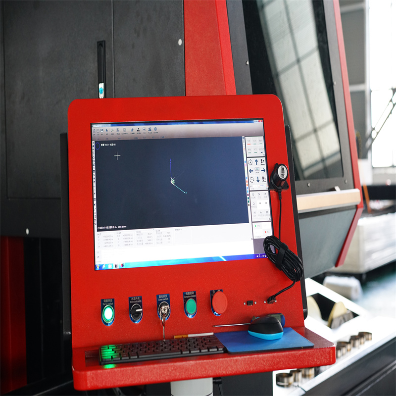 Paslanmayan Polad Levha üçün 1kw 2kw 3kw 6kw Cnc Fiber Lazer Kəsmə Maşınları