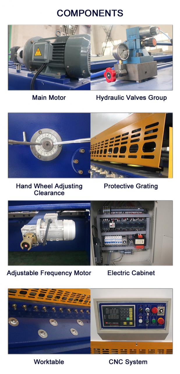 Cnc Nc Hydraulic Press Metal Guillotine Shear Machine For Carbon Stainless Steel Sheet Karbon Paslanmayan Polad Levha üçün Cnc Nc Hidravlik Pres Metal Giyotin Kəsmə Maşını