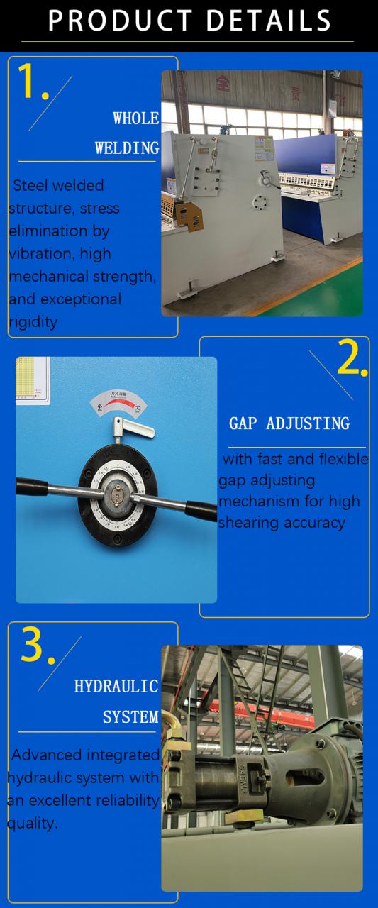 Hidravlik Giyotin Kəsmə Maşını Qc12y 8 * 6000mm Gilyotin Sənaye Levha Alüminium Paslanmayan Polad Kəsmə Kəsmə M